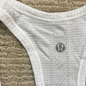 Lululemon swiftly tech racerback tank in white